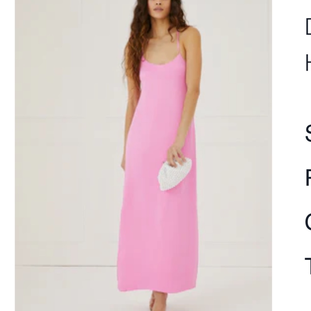 Something Navy Silky Essential Slip Dress